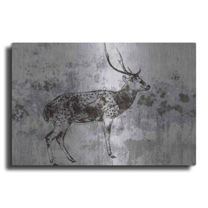 Luxe Metal Art 'Sika Deer 1' by Irena Orlov, Metal Wall Art