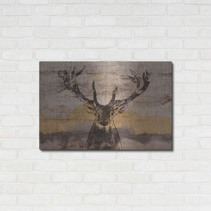 Luxe Metal Art 'White-Tailed Deer' by Irena Orlov, Metal Wall Art,36x24