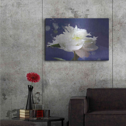 Luxe Metal Art 'White Peony-Scents of Heaven' by Irena Orlov, Metal Wall Art,36x24