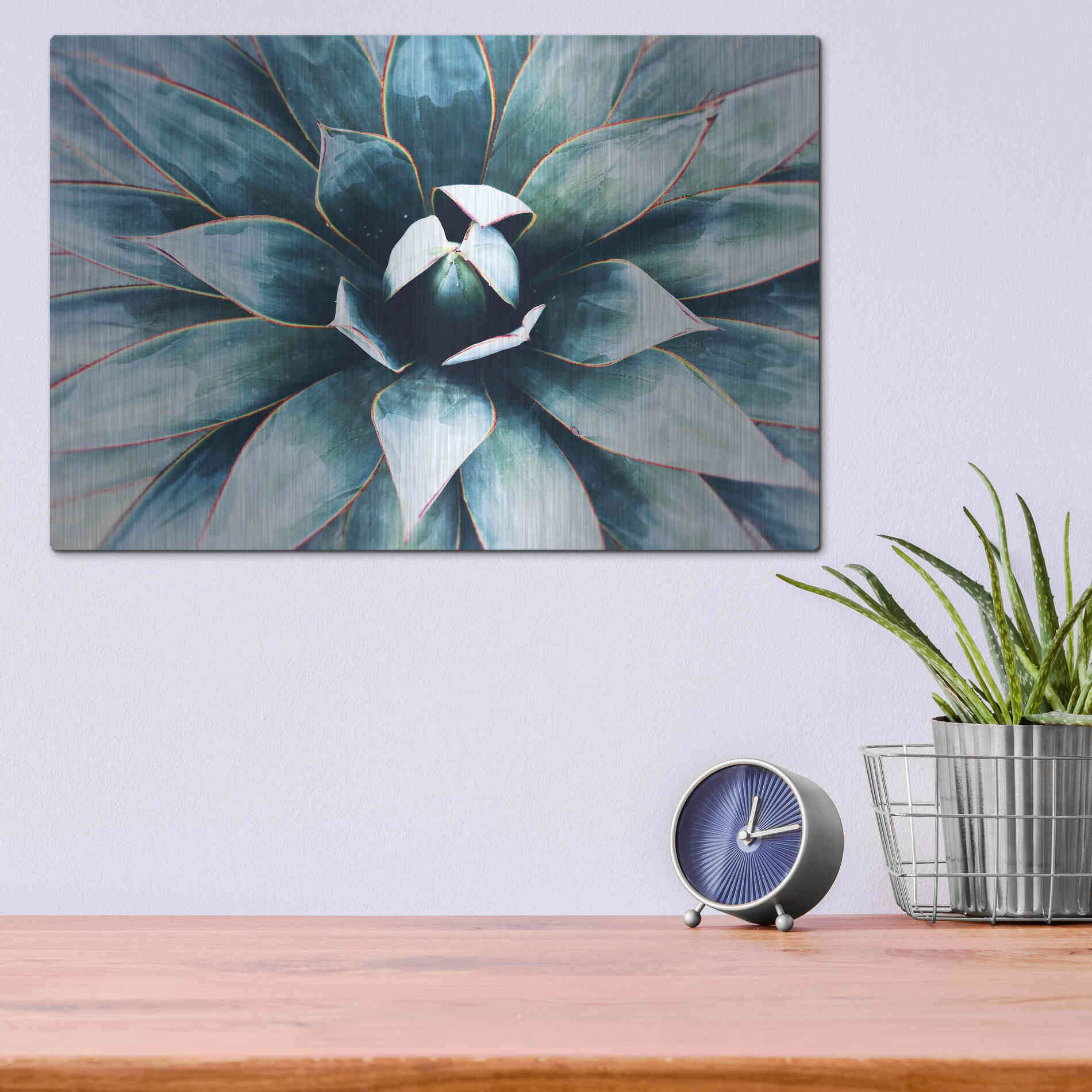 Luxe Metal Art 'Tropical Star' by Irena Orlov, Metal Wall Art,16x12