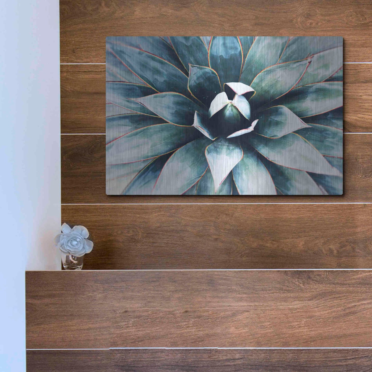 Luxe Metal Art 'Tropical Star' by Irena Orlov, Metal Wall Art,16x12