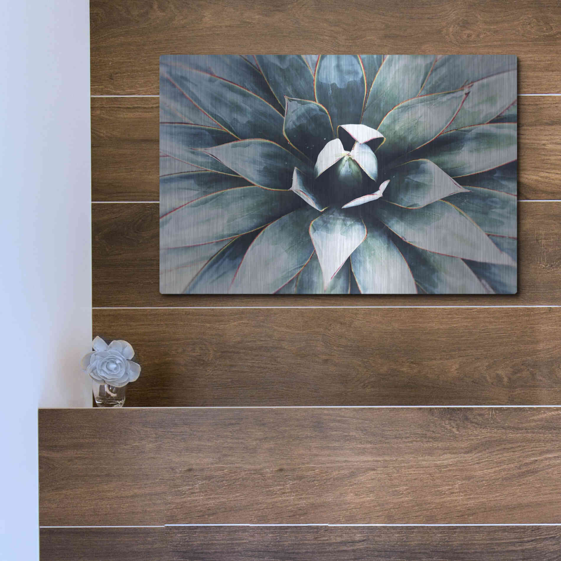 Luxe Metal Art 'Tropical Star' by Irena Orlov, Metal Wall Art,16x12