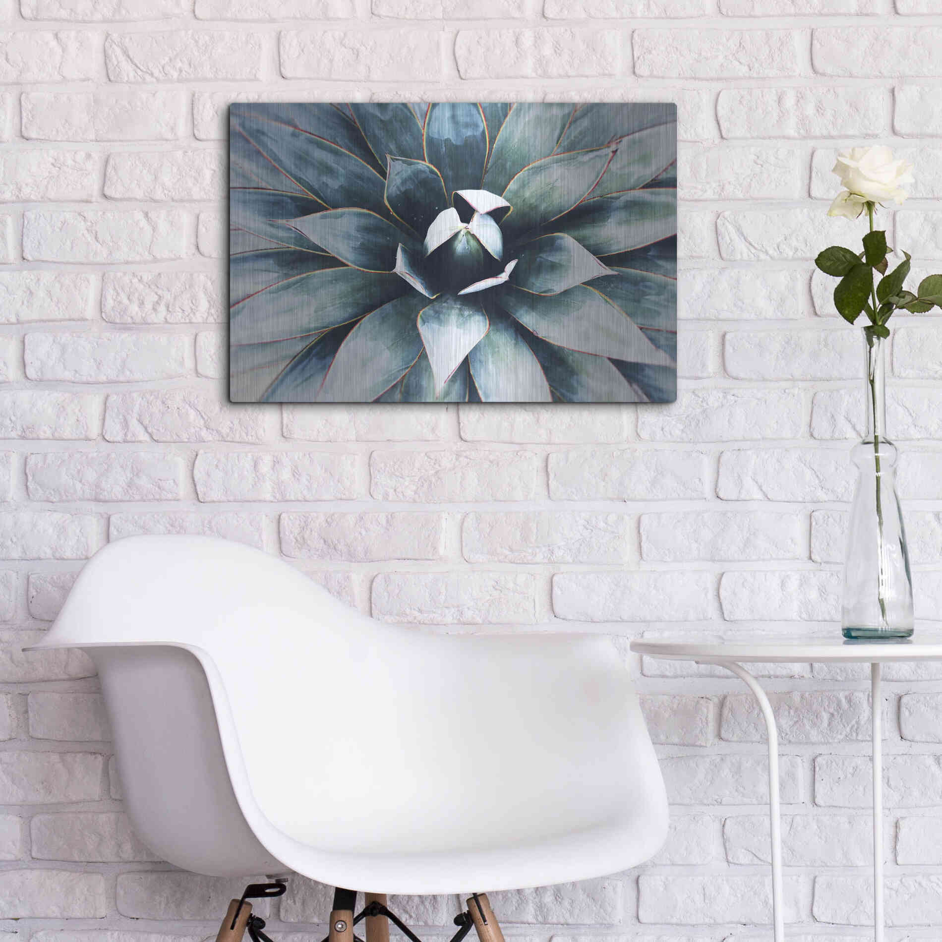 Luxe Metal Art 'Tropical Star' by Irena Orlov, Metal Wall Art,24x16