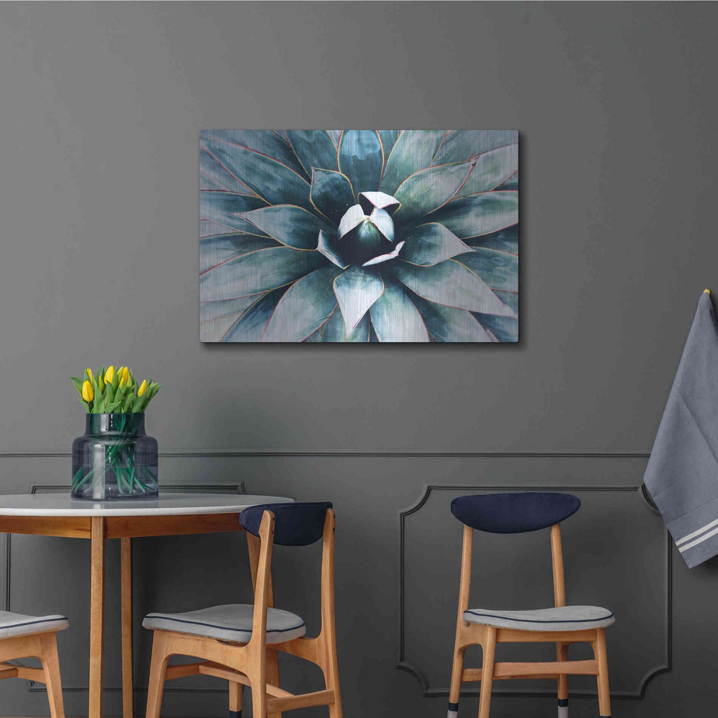 Luxe Metal Art 'Tropical Star' by Irena Orlov, Metal Wall Art,36x24