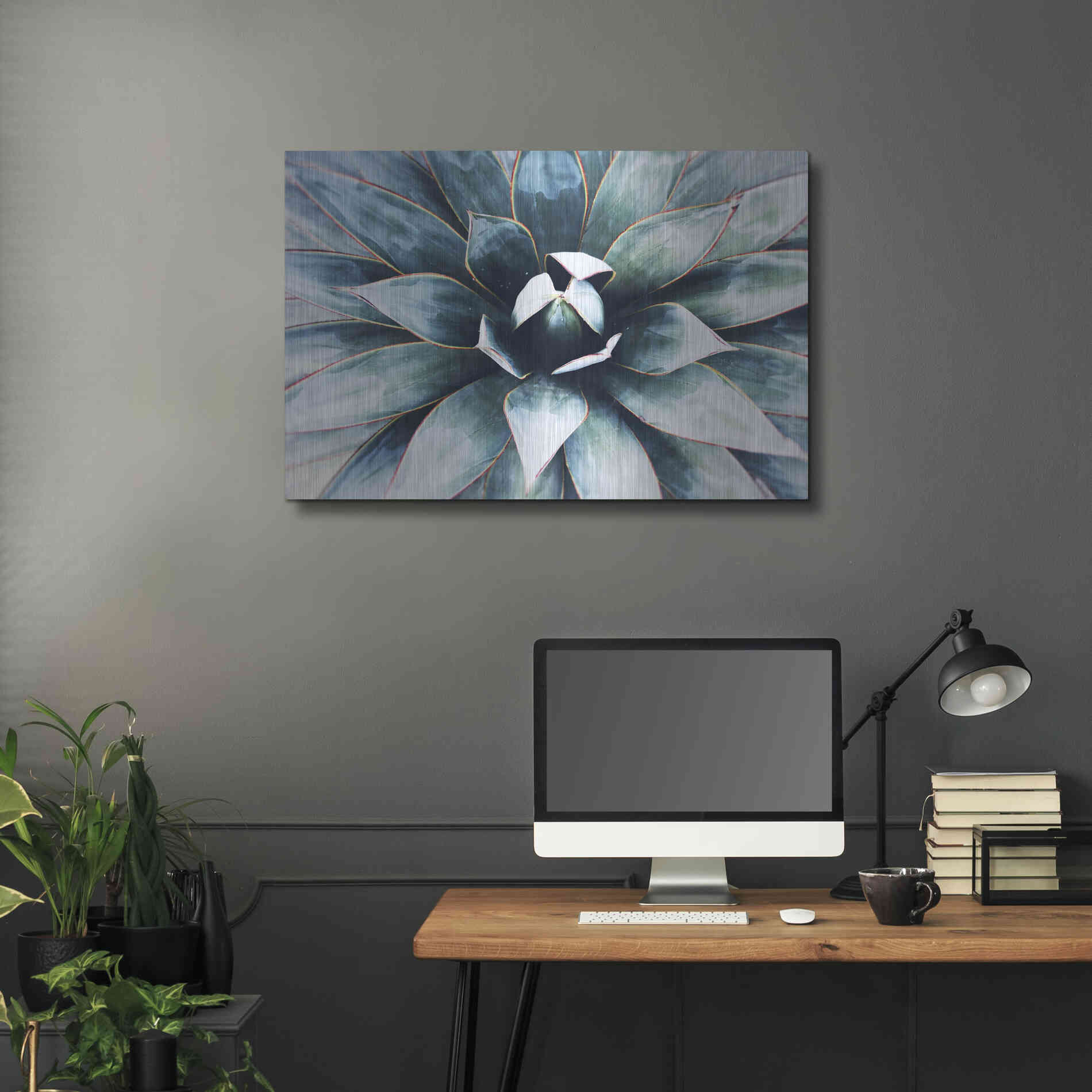 Luxe Metal Art 'Tropical Star' by Irena Orlov, Metal Wall Art,36x24