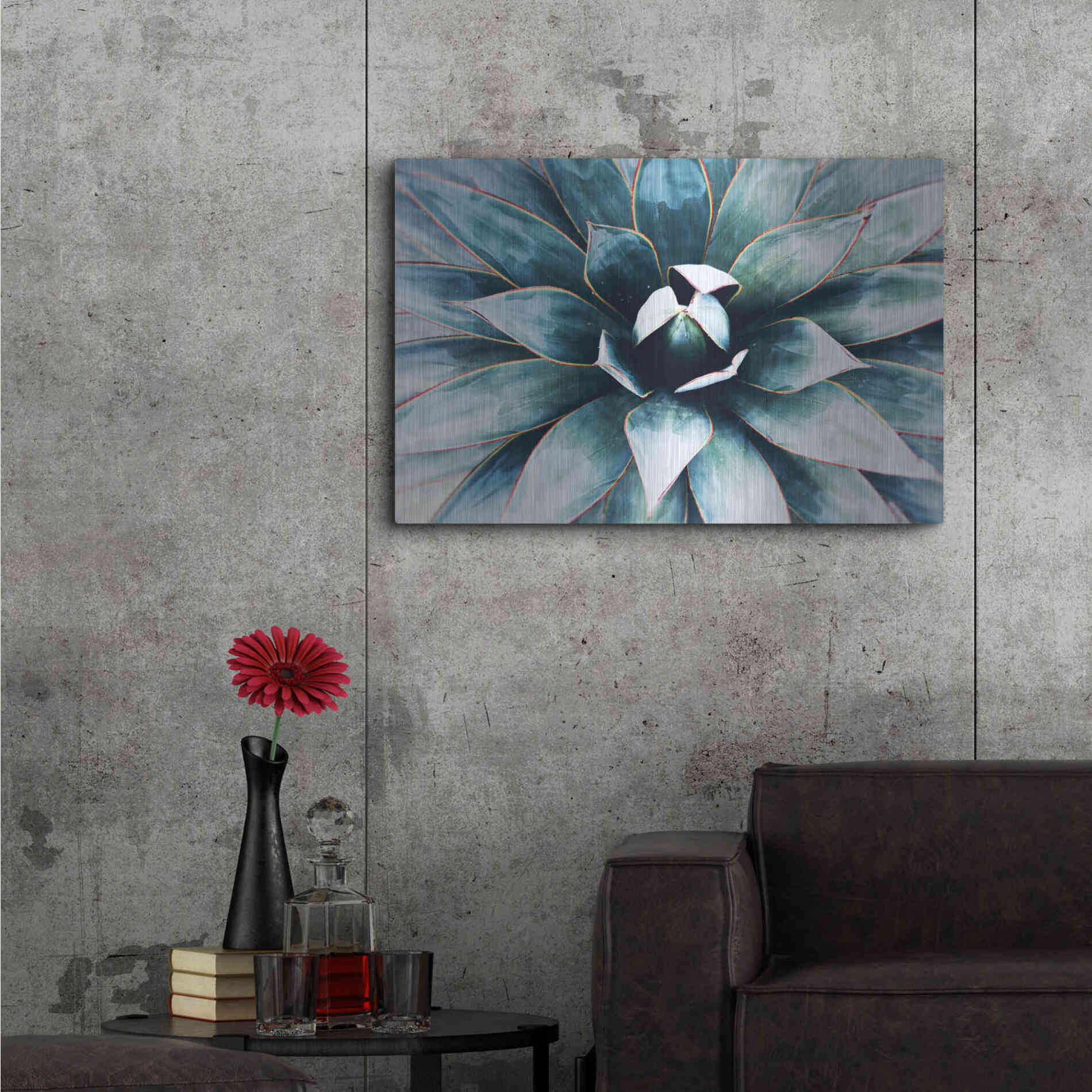 Luxe Metal Art 'Tropical Star' by Irena Orlov, Metal Wall Art,36x24