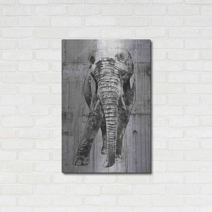 Luxe Metal Art 'ELEPHANT Portrait' by Irena Orlov, Metal Wall Art,24x36