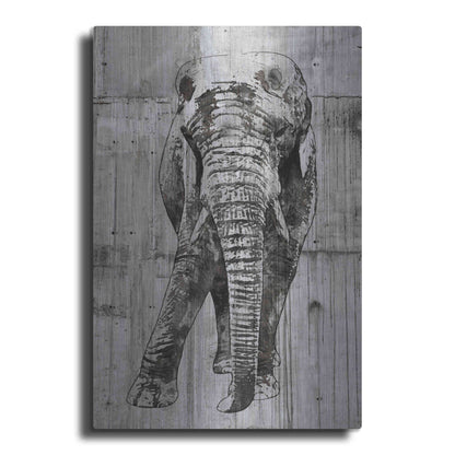 Luxe Metal Art 'ELEPHANT Portrait' by Irena Orlov, Metal Wall Art