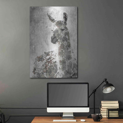 Luxe Metal Art 'Llama' by Irena Orlov, Metal Wall Art,24x36