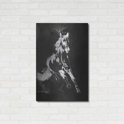 Luxe Metal Art 'Wild Running Horse 2' by Irena Orlov, Metal Wall Art,24x36