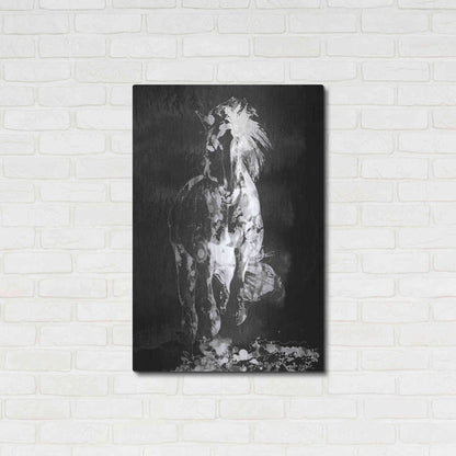 Luxe Metal Art 'Wild Running Horse 3' by Irena Orlov, Metal Wall Art,24x36