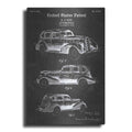 Luxe Metal Art 'Luxury Automobile Blueprint Patent Chalkboard' Metal Wall Art