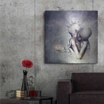 Luxe Metal Art 'Souvenirs We Never Lose' by Cameron Gray, Metal Wall Art,36x36