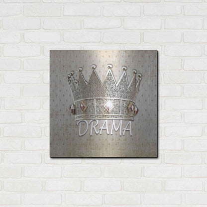 Luxe Metal Art 'Drama Queen' by Karen Smith, Metal Wall Art,24x24