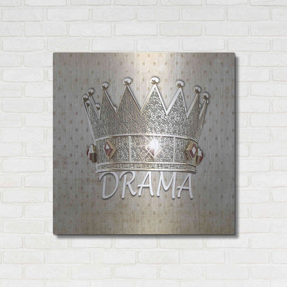 Luxe Metal Art 'Drama Queen' by Karen Smith, Metal Wall Art,36x36