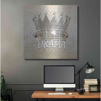 Luxe Metal Art 'Drama Queen' by Karen Smith, Metal Wall Art,36x36