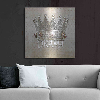Luxe Metal Art 'Drama Queen' by Karen Smith, Metal Wall Art,36x36