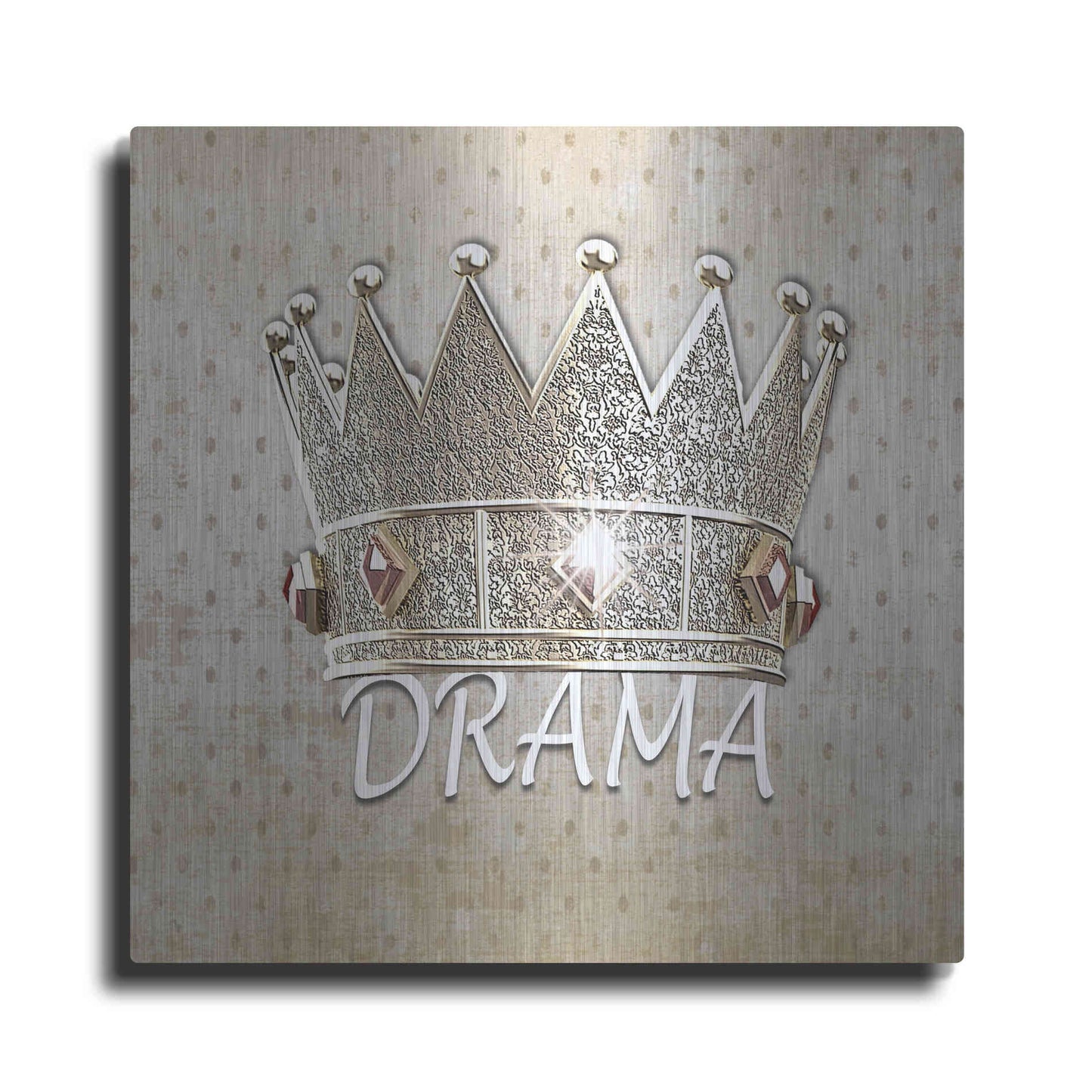 Luxe Metal Art 'Drama Queen' by Karen Smith, Metal Wall Art
