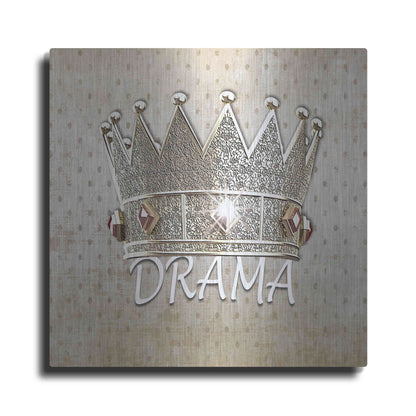 Luxe Metal Art 'Drama Queen' by Karen Smith, Metal Wall Art
