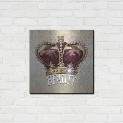 Luxe Metal Art 'Beauty Queen' by Karen Smith, Metal Wall Art,24x24