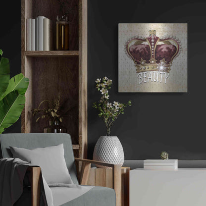 Luxe Metal Art 'Beauty Queen' by Karen Smith, Metal Wall Art,24x24