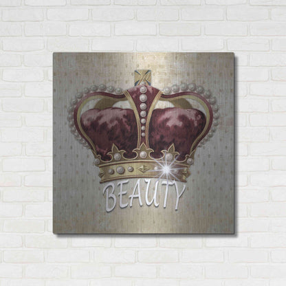 Luxe Metal Art 'Beauty Queen' by Karen Smith, Metal Wall Art,36x36