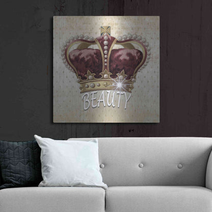 Luxe Metal Art 'Beauty Queen' by Karen Smith, Metal Wall Art,36x36