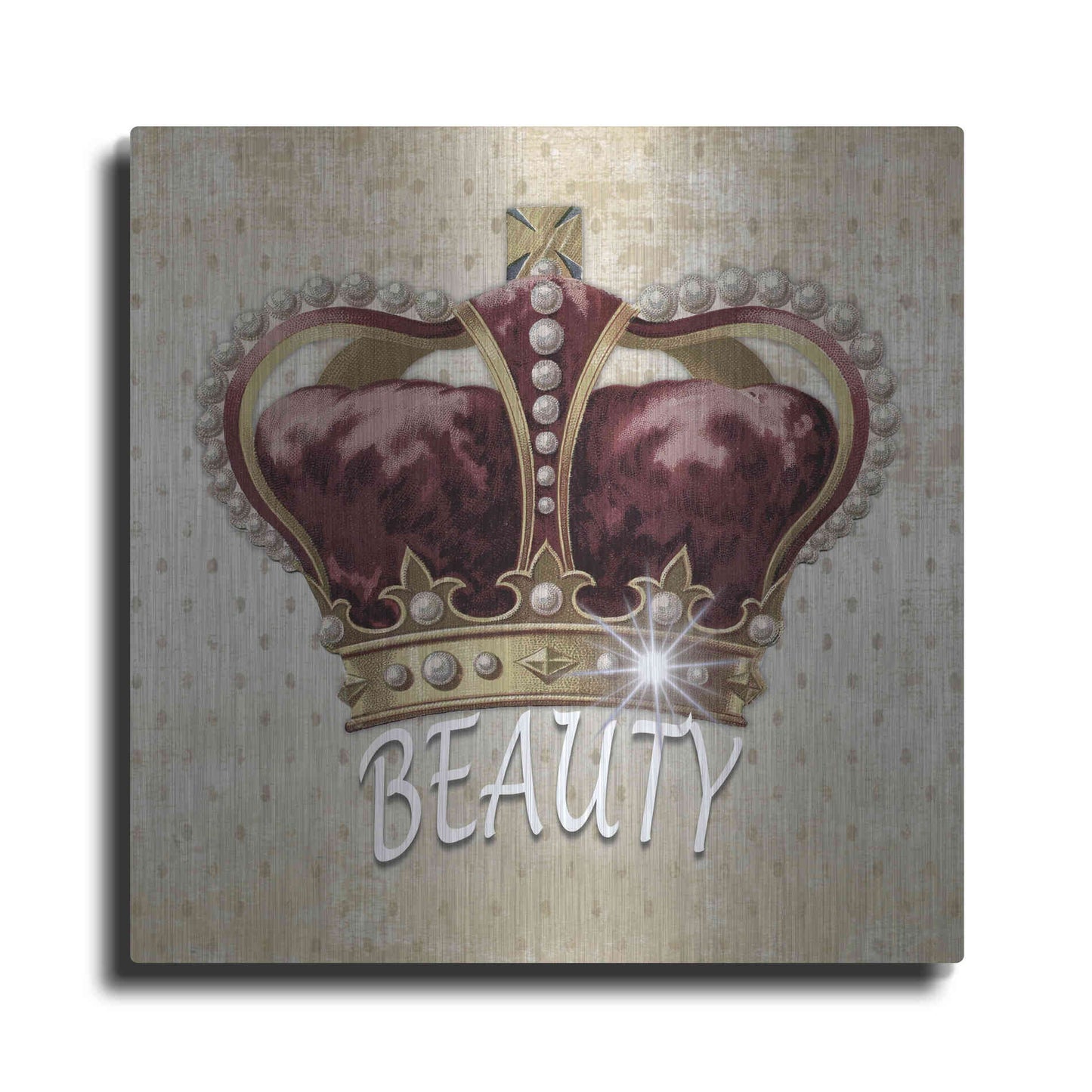 Luxe Metal Art 'Beauty Queen' by Karen Smith, Metal Wall Art
