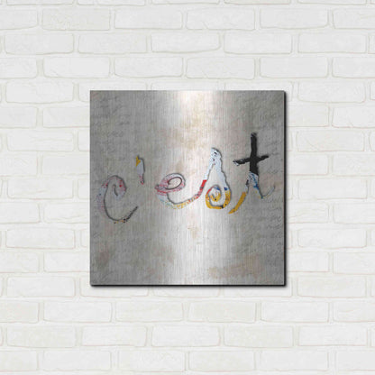 Luxe Metal Art 'C'est' by Karen Smith, Metal Wall Art,24x24