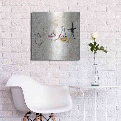 Luxe Metal Art 'C'est' by Karen Smith, Metal Wall Art,24x24