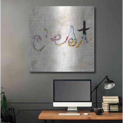 Luxe Metal Art 'C'est' by Karen Smith, Metal Wall Art,36x36
