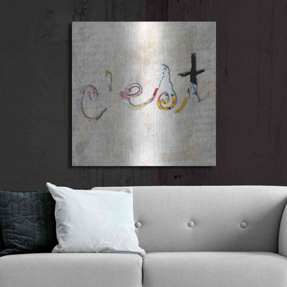 Luxe Metal Art 'C'est' by Karen Smith, Metal Wall Art,36x36