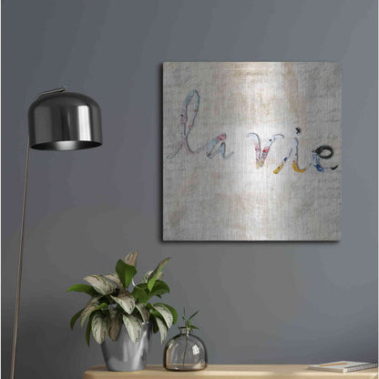 Luxe Metal Art 'La Vie' by Karen Smith, Metal Wall Art,24x24