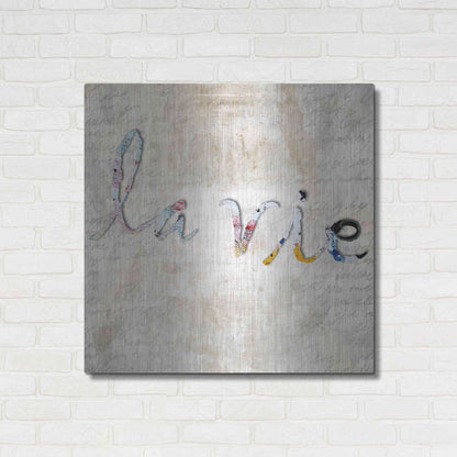 Luxe Metal Art 'La Vie' by Karen Smith, Metal Wall Art,36x36