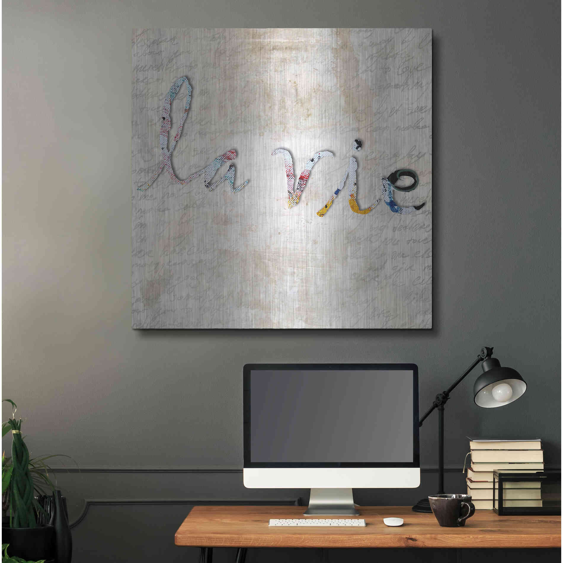 Luxe Metal Art 'La Vie' by Karen Smith, Metal Wall Art,36x36