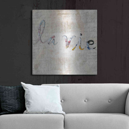 Luxe Metal Art 'La Vie' by Karen Smith, Metal Wall Art,36x36