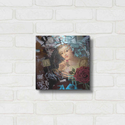 Luxe Metal Art 'Classic Graffiti' by Karen Smith, Metal Wall Art,12x12