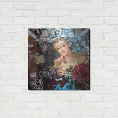 Luxe Metal Art 'Classic Graffiti' by Karen Smith, Metal Wall Art,24x24