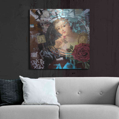 Luxe Metal Art 'Classic Graffiti' by Karen Smith, Metal Wall Art,36x36