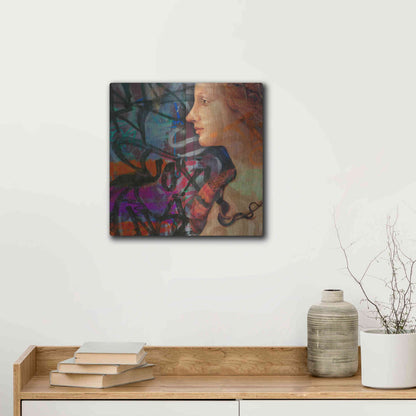 Luxe Metal Art 'Classic Graffiti 2' by Karen Smith, Metal Wall Art,12x12