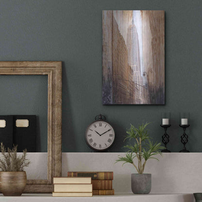 Luxe Metal Art 'Rustic ESB' by Karen Smith, Metal Wall Art,12x16
