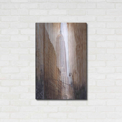 Luxe Metal Art 'Rustic ESB' by Karen Smith, Metal Wall Art,24x36
