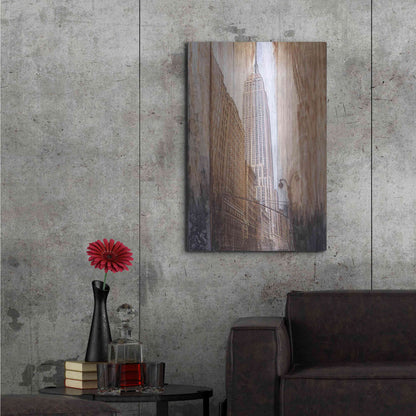 Luxe Metal Art 'Rustic ESB' by Karen Smith, Metal Wall Art,24x36