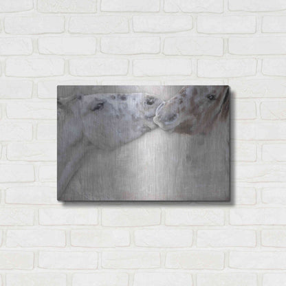 Luxe Metal Art 'Horsin'' by Karen Smith, Metal Wall Art,24x16