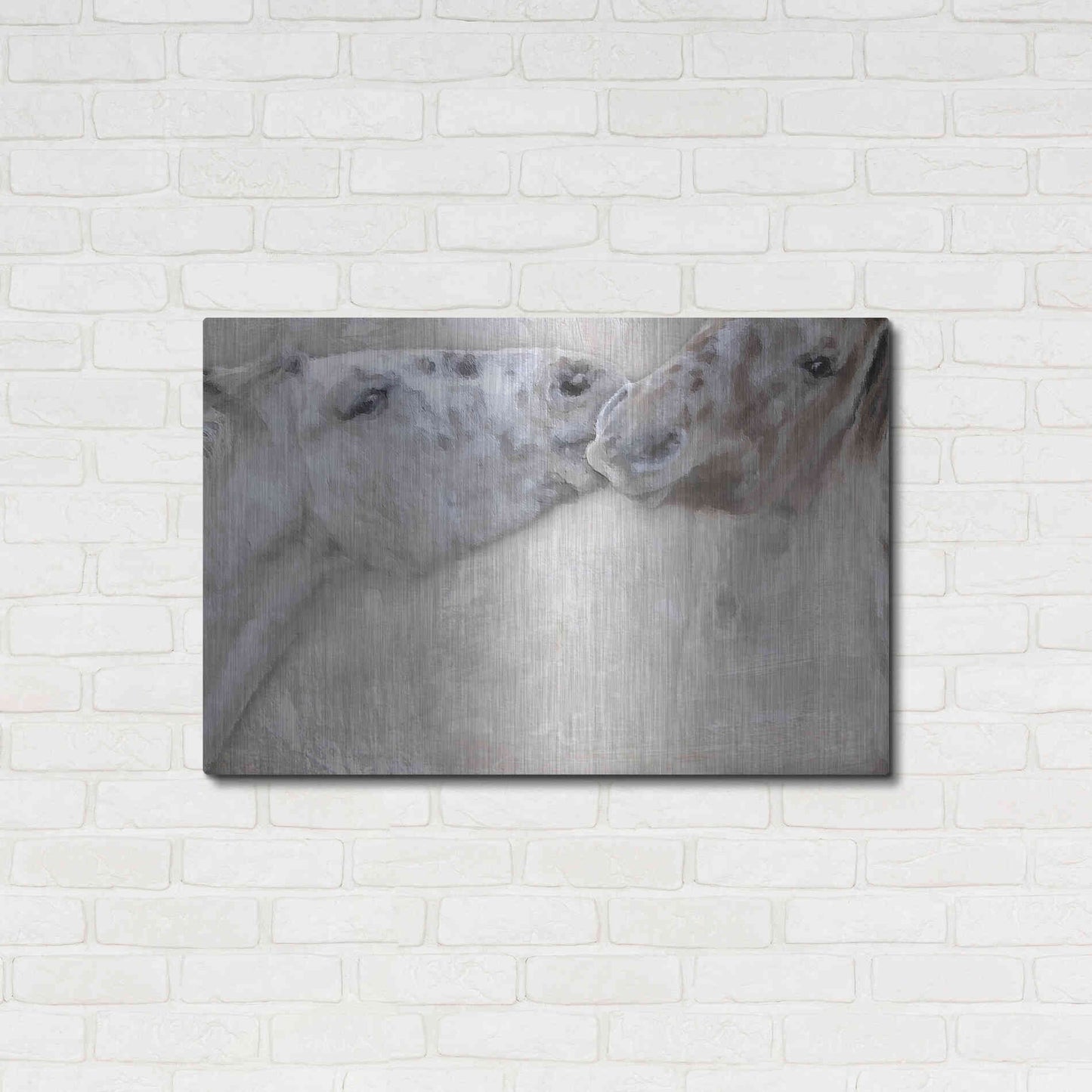 Luxe Metal Art 'Horsin'' by Karen Smith, Metal Wall Art,36x24