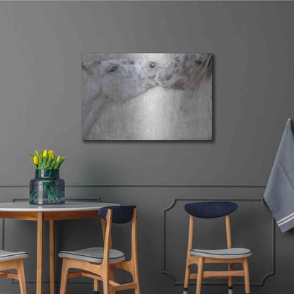 Luxe Metal Art 'Horsin'' by Karen Smith, Metal Wall Art,36x24
