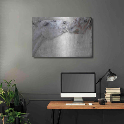 Luxe Metal Art 'Horsin'' by Karen Smith, Metal Wall Art,36x24