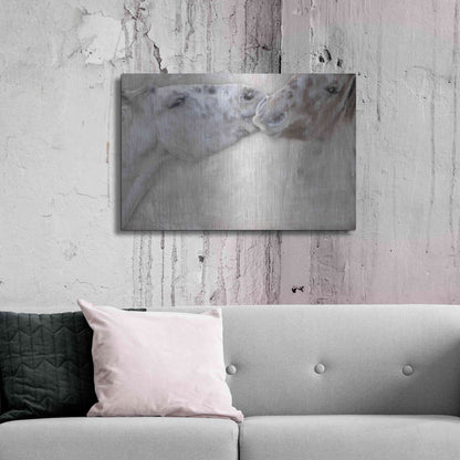 Luxe Metal Art 'Horsin'' by Karen Smith, Metal Wall Art,36x24