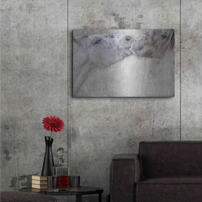 Luxe Metal Art 'Horsin'' by Karen Smith, Metal Wall Art,36x24