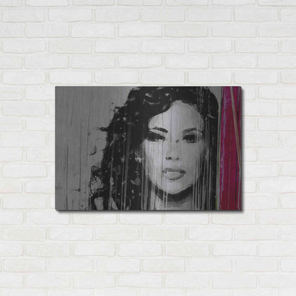 Luxe Metal Art 'Painted Lady' by Karen Smith, Metal Wall Art,36x24